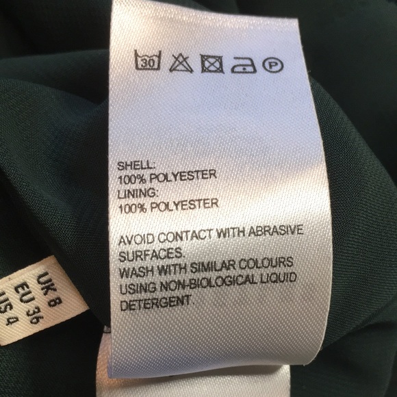 Whistles forest green belted work dress 4 - Picture 7 of 11